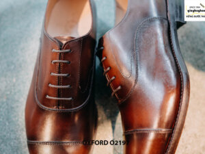Giày tây nam thủ công đế khâu Oxford O2197 006