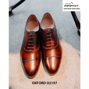 Giày tây nam thủ công đế khâu Oxford O2197 003