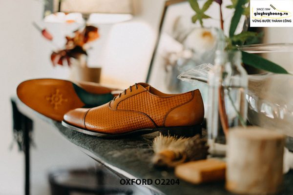 Giày tây nam đóng theo yêu cầu Oxford O2204 006