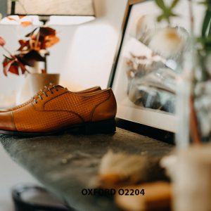 Giày tây nam đóng theo yêu cầu Oxford O2204 005