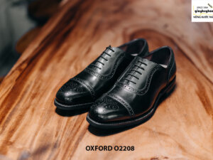 Giày tây nam da bò thật cao cấp Oxford O2208 001