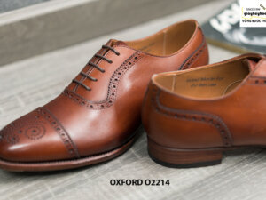 Giày tây nam da bê nhập khẩu Oxford O2214 005
