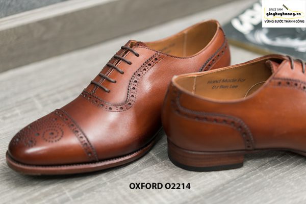 Giày tây nam da bê nhập khẩu Oxford O2214 005