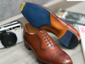 Giày tây nam da bê nhập khẩu Oxford O2214 004