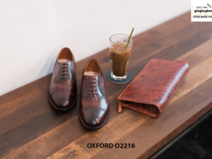 Giày tây nam đế khâu cao cấp Oxford O2216 001