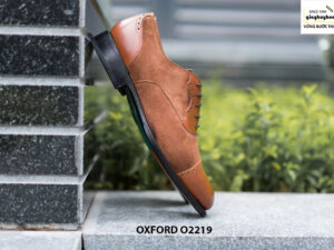 Giày tây nam phối nhung cao cấp Oxford O2219 005