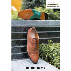 Giày tây nam phối nhung cao cấp Oxford O2219 004