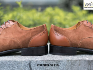 Giày tây nam phối nhung cao cấp Oxford O2219 003