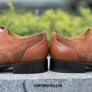 Giày tây nam phối nhung cao cấp Oxford O2219 003