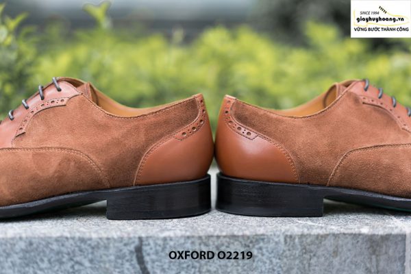 Giày tây nam phối nhung cao cấp Oxford O2219 003