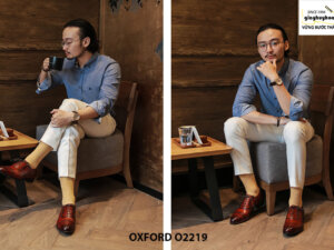 Giày da nam thời trang phong cách Oxford O2220 001