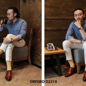 Giày da nam thời trang phong cách Oxford O2220 001