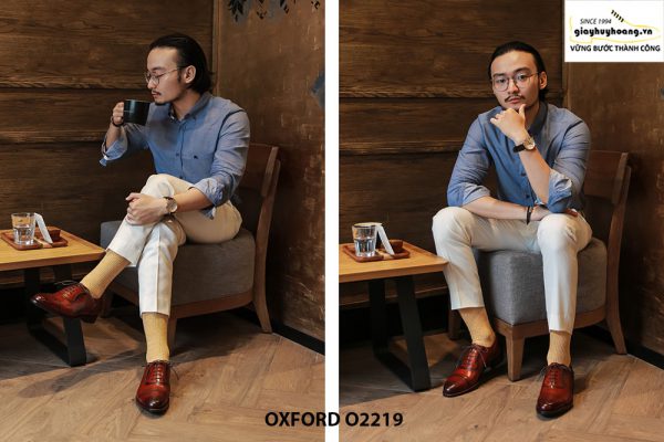 Giày da nam thời trang phong cách Oxford O2220 001