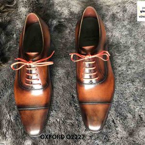 Giày da nam buộc dây cao cấp Oxford O2227 001