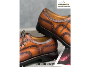 Giày da nam được khâu đế Goodyear Oxford O2229 006