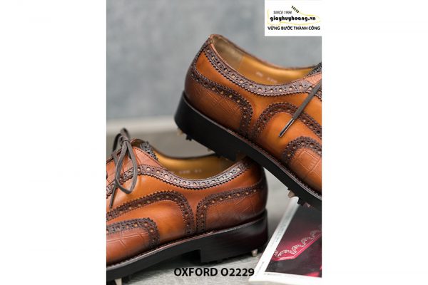 Giày da nam được khâu đế Goodyear Oxford O2229 006