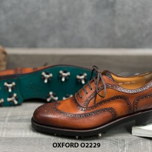 Giày da nam được khâu đế Goodyear Oxford O2229 004