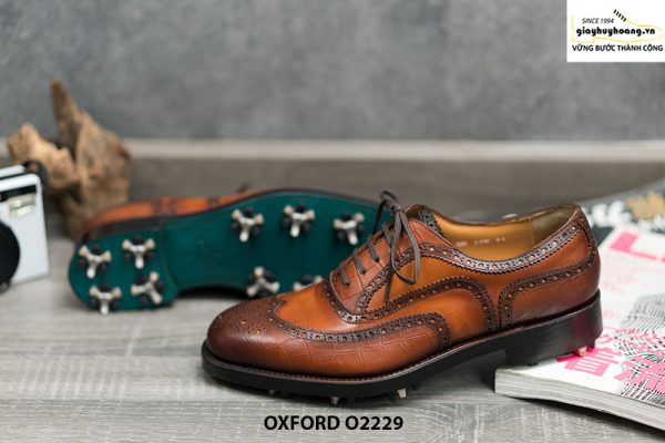 Giày da nam được khâu đế Goodyear Oxford O2229 004