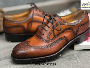 Giày da nam được khâu đế Goodyear Oxford O2229 003