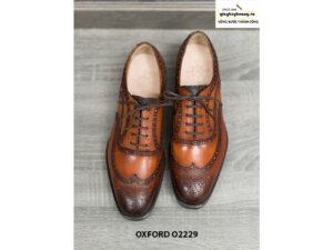 Giày da nam được khâu đế Goodyear Oxford O2229 002