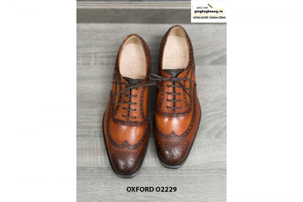 Giày da nam được khâu đế Goodyear Oxford O2229 002