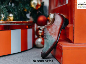 Giày da nam Wholecut đầy màu sắc Oxford O2232 005