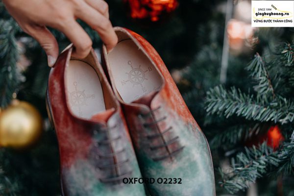 Giày da nam Wholecut đầy màu sắc Oxford O2232 002