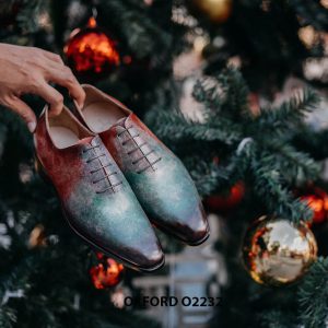 Giày da nam Wholecut đầy màu sắc Oxford O2232 001