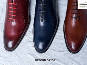 Giày da nam Wholecut đục lỗ Oxford O2236 008