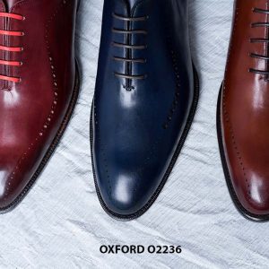 Giày da nam Wholecut đục lỗ Oxford O2236 008