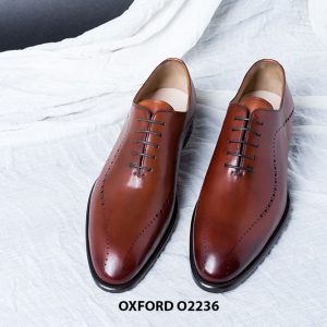 Giày da nam Wholecut đục lỗ Oxford O2236 006