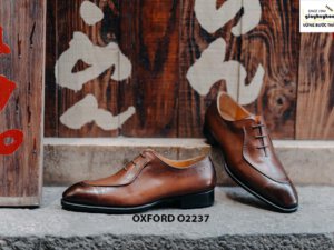 Giày da nam đóng theo yêu cầu Oxford O2237 004