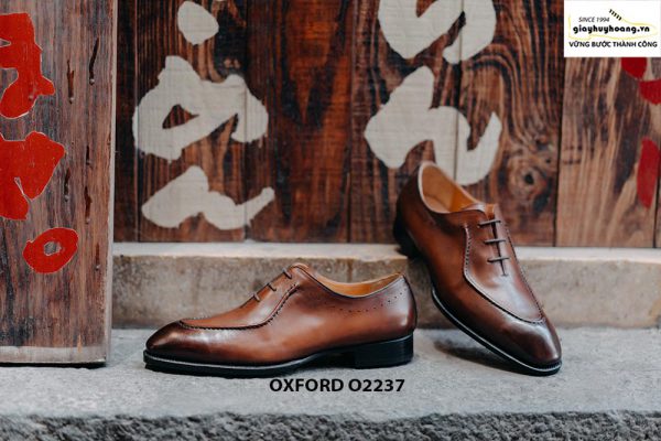 Giày da nam đóng theo yêu cầu Oxford O2237 004