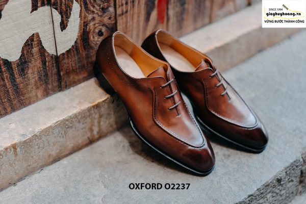 Giày da nam đóng theo yêu cầu Oxford O2237 001