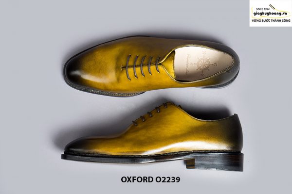Giày da nam Oxford Wholecut màu vàng Oxford O2239 002