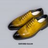 Giày da nam Oxford Wholecut màu vàng Oxford O2239 001