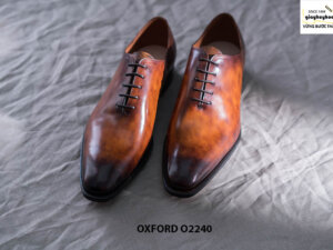 Giày da nam mũi dài cao cấp Oxford O2240 006