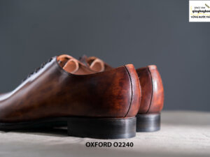 Giày da nam mũi dài cao cấp Oxford O2240 005