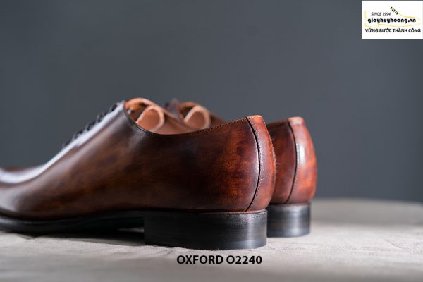 Giày da nam mũi dài cao cấp Oxford O2240 005