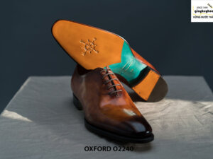 Giày da nam mũi dài cao cấp Oxford O2240 004
