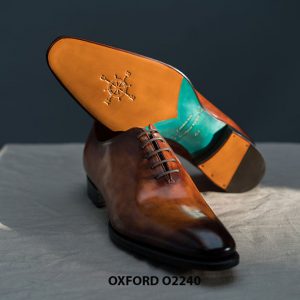 Giày da nam mũi dài cao cấp Oxford O2240 004