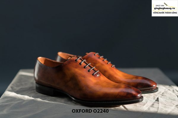 Giày da nam mũi dài cao cấp Oxford O2240 002