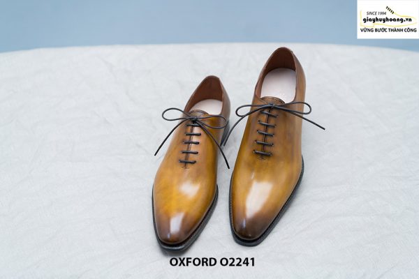 Giày da nam trơn không hoạ tiết Oxford O2241 010
