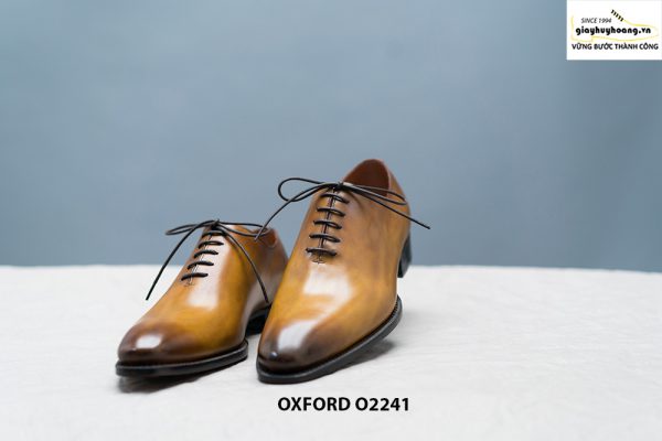 Giày da nam trơn không hoạ tiết Oxford O2241 009