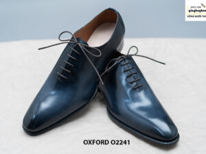 Giày da nam trơn không hoạ tiết Oxford O2241 007