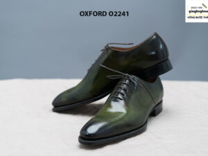 Giày da nam trơn không hoạ tiết Oxford O2241 006