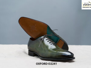 Giày da nam trơn không hoạ tiết Oxford O2241 004