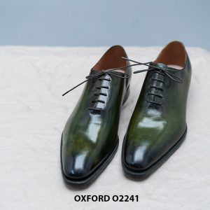 Giày da nam trơn không hoạ tiết Oxford O2241 002