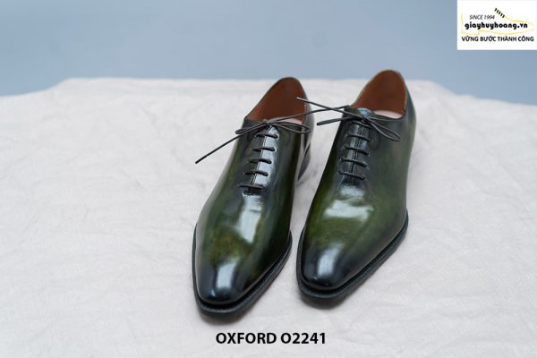 Giày da nam trơn không hoạ tiết Oxford O2241 002