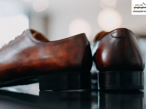 Giày da nam đế da khâu Goodyear Welted Oxford O2242 007